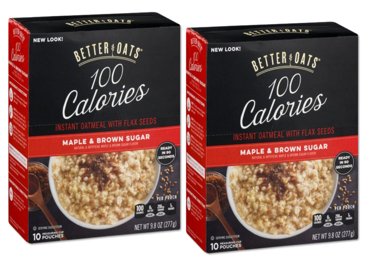 100 Calorie Instant Oatmeal Bundle with Flax Seed C8657