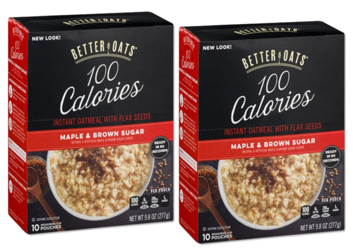 100 Calorie Instant Oatmeal Bundle with Flax Seed C8657