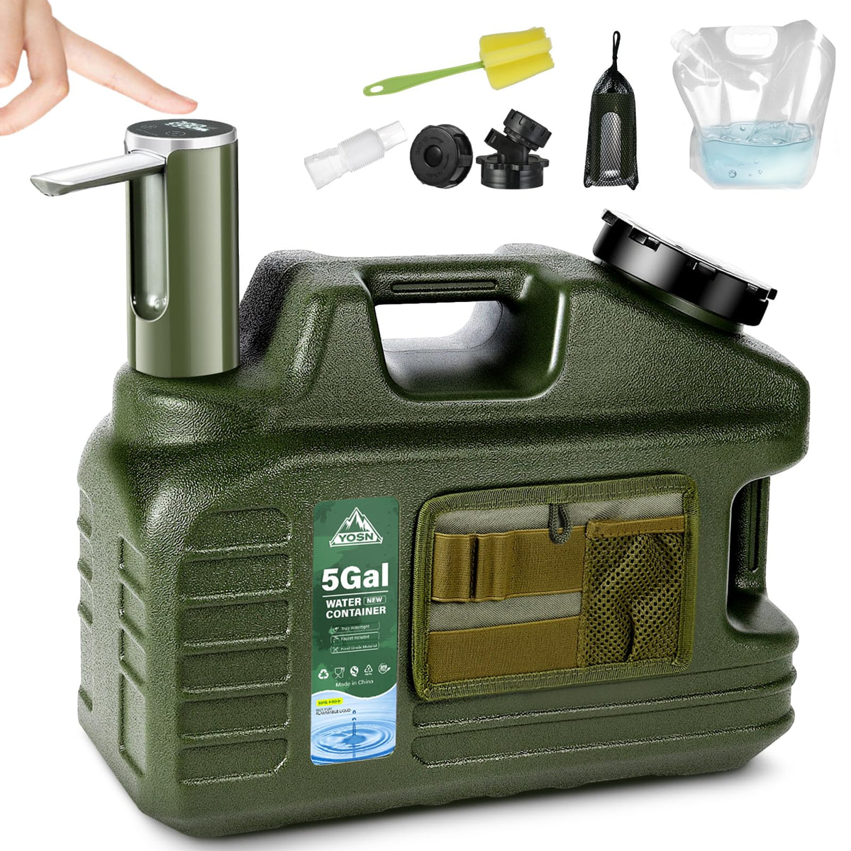 5 Gallon BPA Free Water Jug with Pump and Spigot B891319