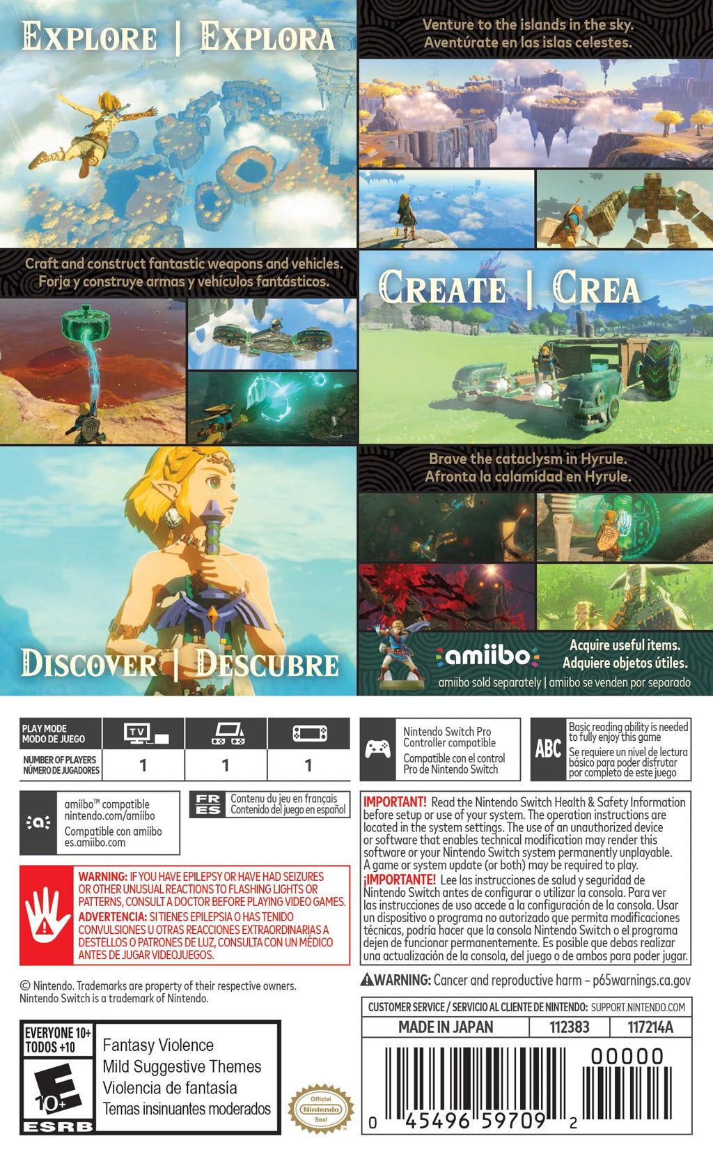 The Legend of Zelda: Tears of the Kingdom - Nintendo Switch Y399484