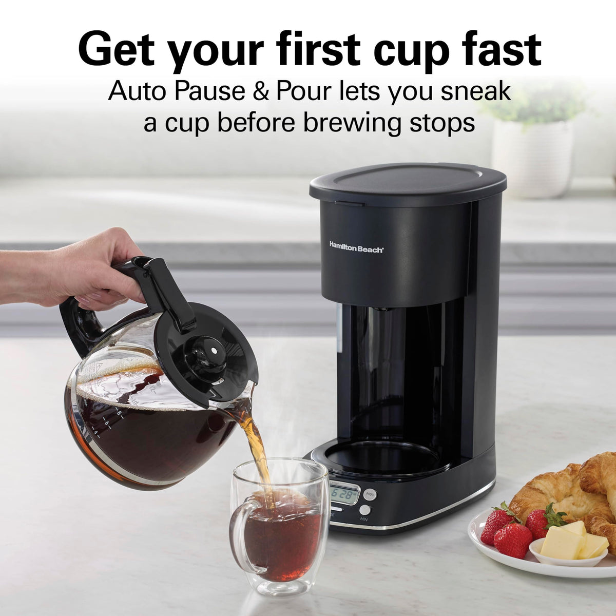 12 Cup Programmable Drip Coffee Maker U160