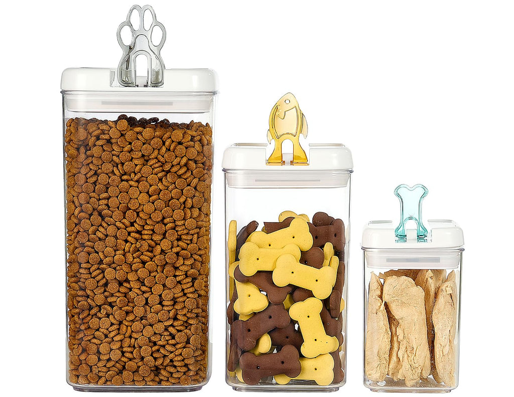 Airtight Pet Food Container with Flip Top Handles D80998