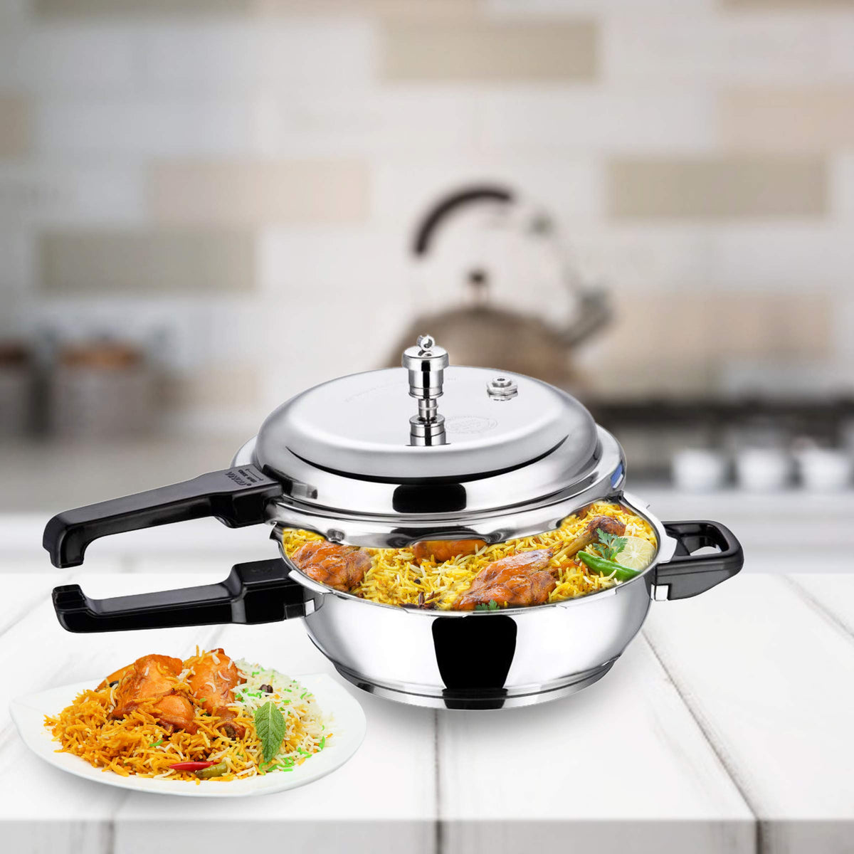 Stainless Steel Sandwich Bottom Pressure Pan G826621