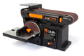 Benchtop Belt and Disc Sander with Cast Iron Base W4208