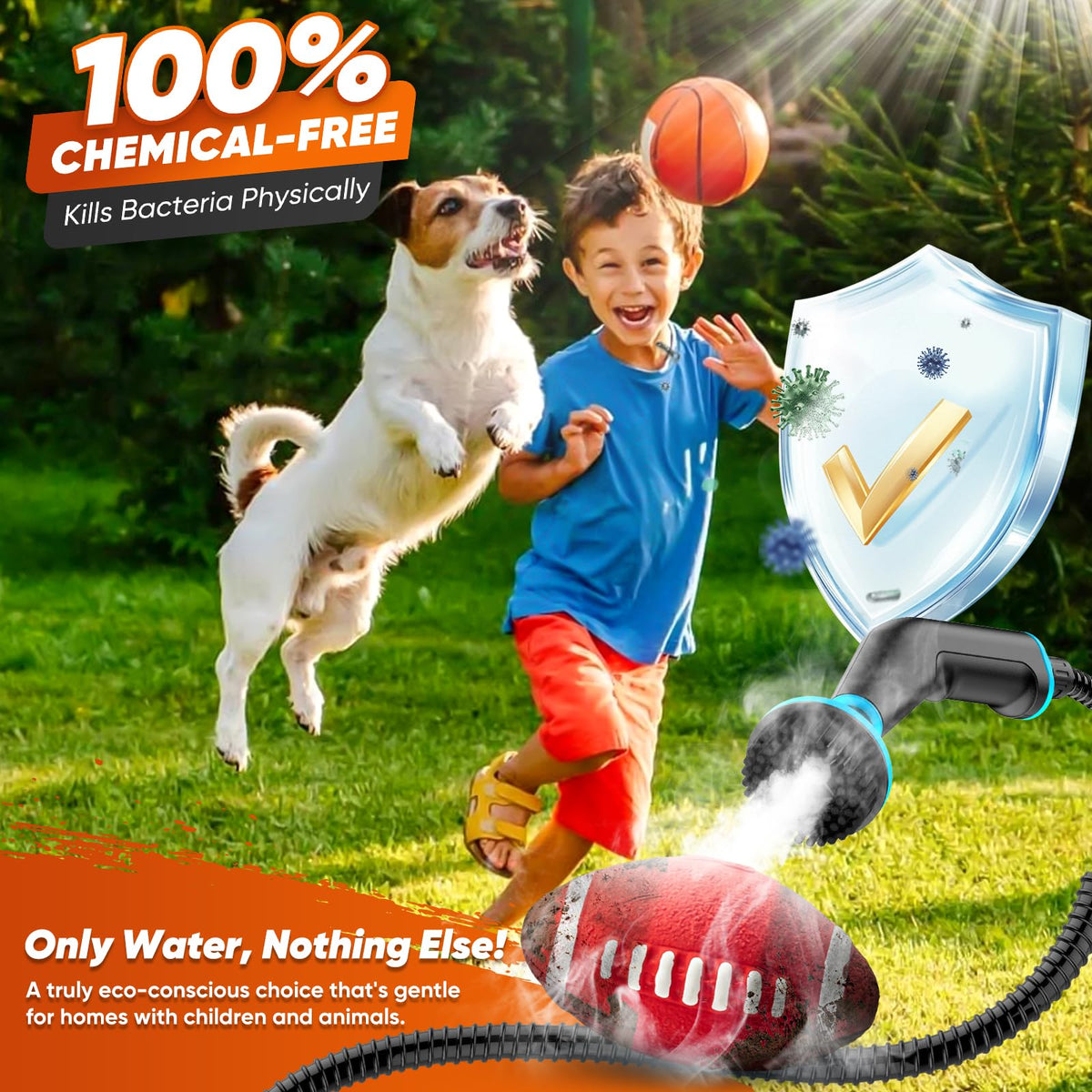 Handheld Pressurized Steam Cleaner M213775