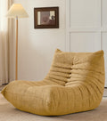 Yellow 1 Seater Bean Bag Chair L61023