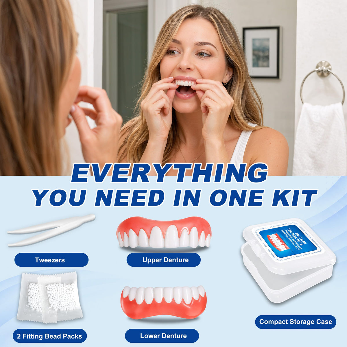 Moldable False Teeth G548838