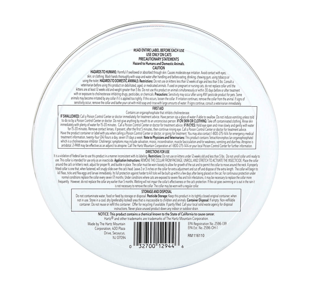 Flea & Tick Collar for Cats & Kittens 2 Pack I1495