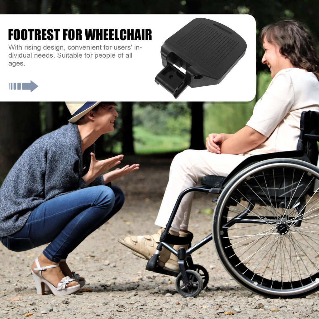Adjustable Heavy Duty Wheelchair Footrests Replacement Y954