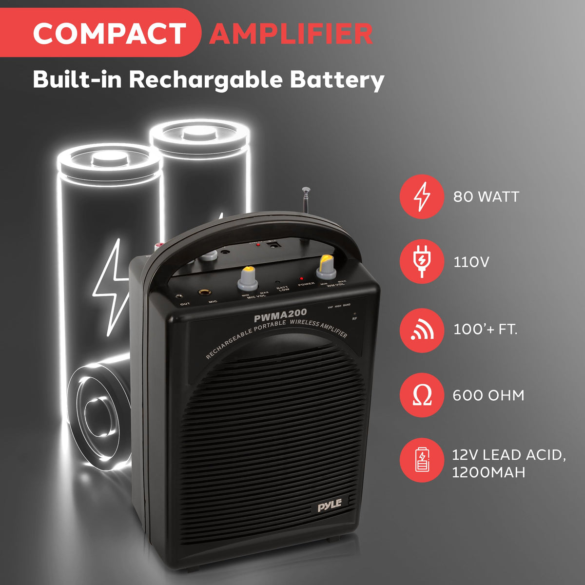 Portable PA Speaker & Microphone System H5657