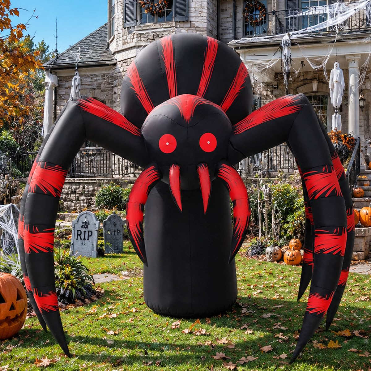 7FT Halloween Inflatables Yard Decor with LEDs N662804