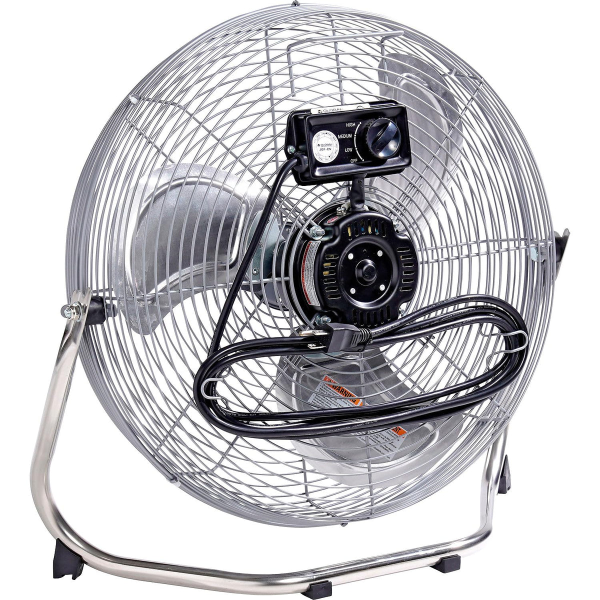 18" Industrial Floor Fan with Pivoting Head T881