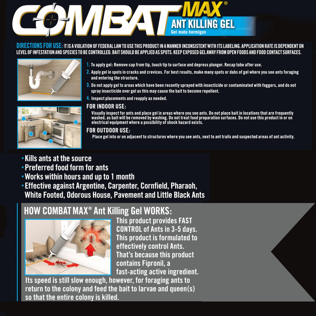 Combat Ant Killing Gel, 27 Gram J235077