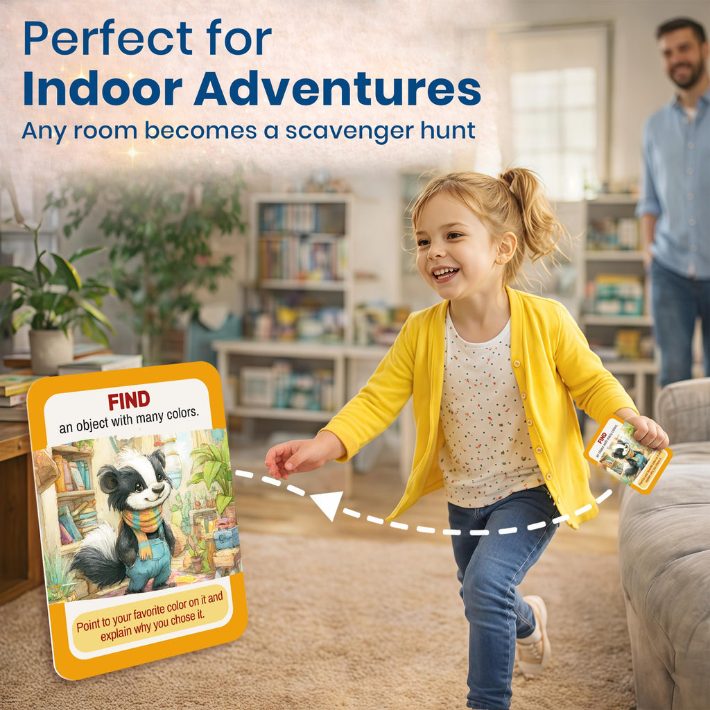 Kids Scavenger Hunt & Memory Matching Game G2938