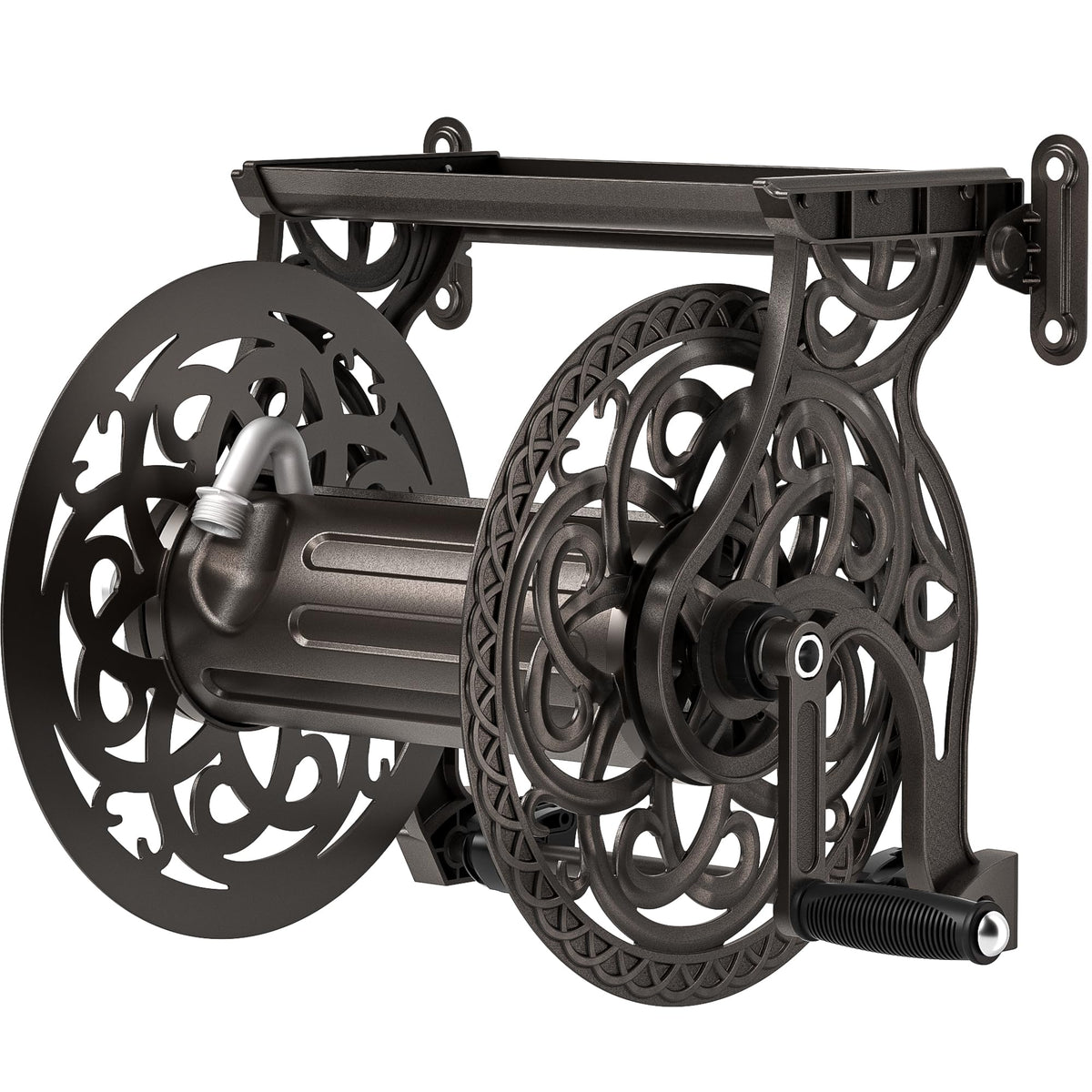 Wall Mount Metal Garden Hose Reel Z33406