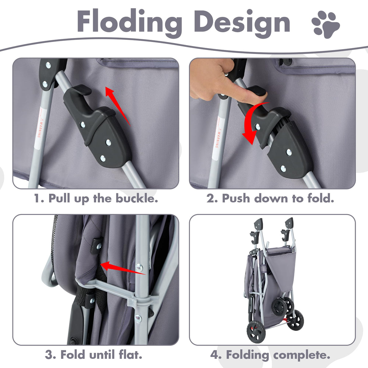 3 Wheels Pet Stroller C411649