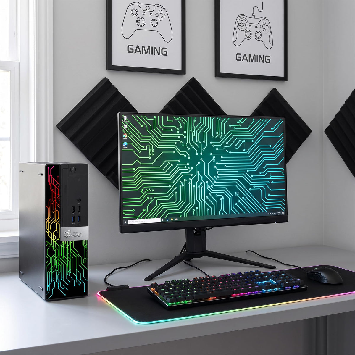 RGB Gaming Desktop PC Intel Core i5 RX 550 4GB GDDR5 G213186