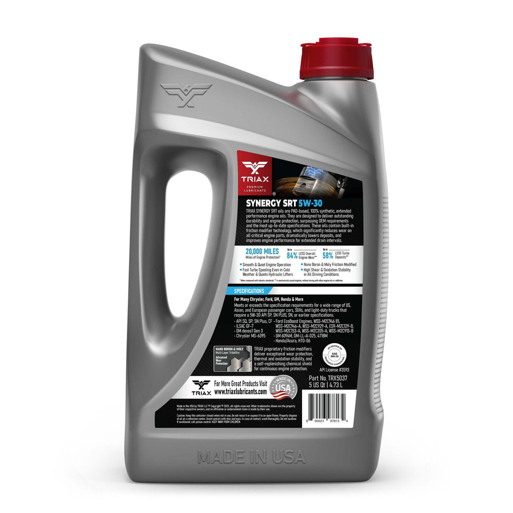 5W-30 Full Synthetic 5 Quart N208