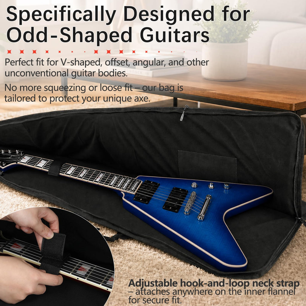 Electric Guitar Gig Bag Padded Water-Resistant I996107