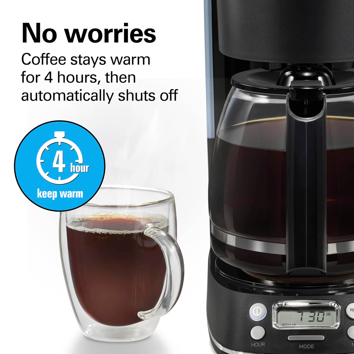 12 Cup Programmable Drip Coffee Maker U160