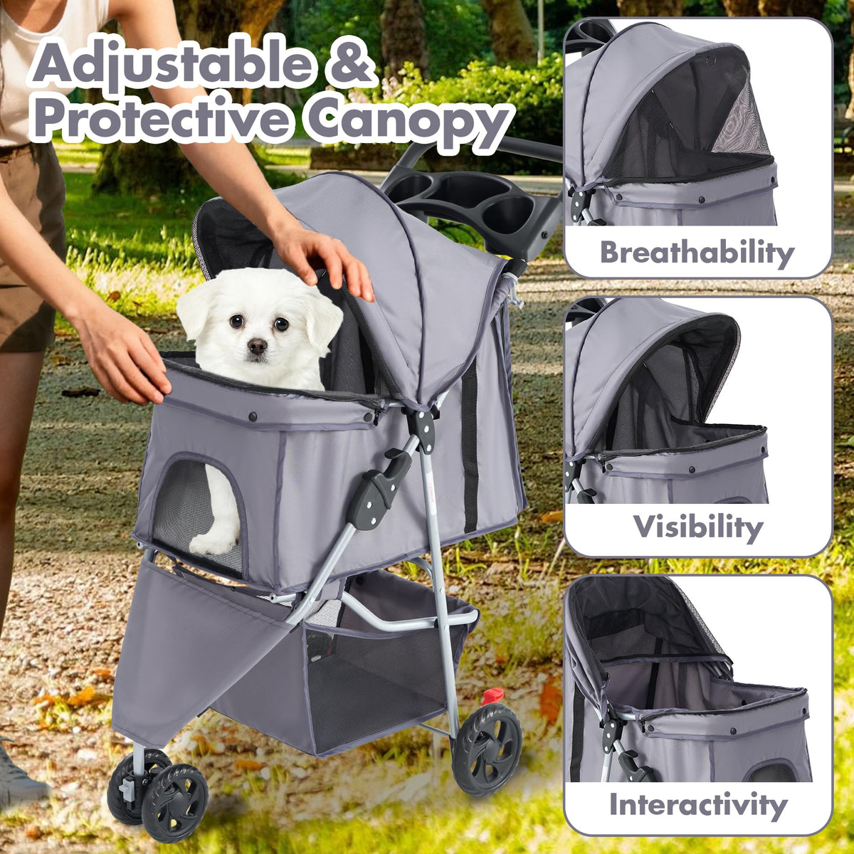 3 Wheels Pet Stroller C411649