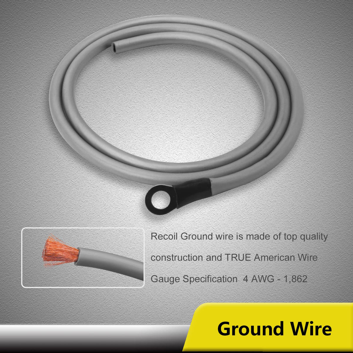 4 Gauge 4-Channel Amplifier Wiring Kit Q6335