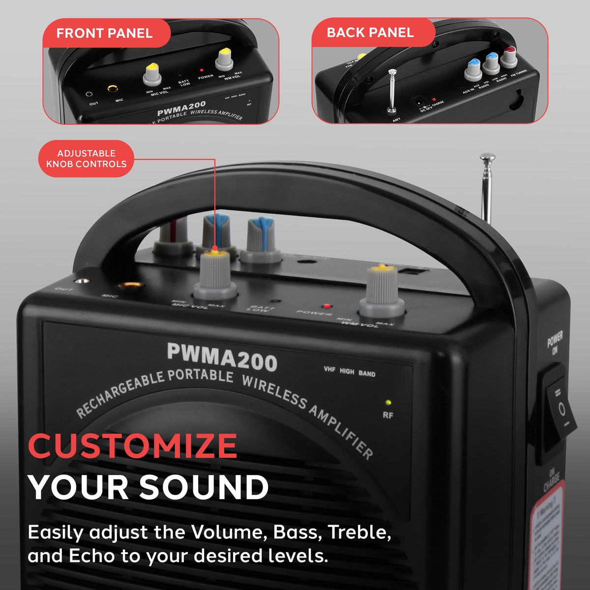 Portable PA Speaker & Microphone System H5657