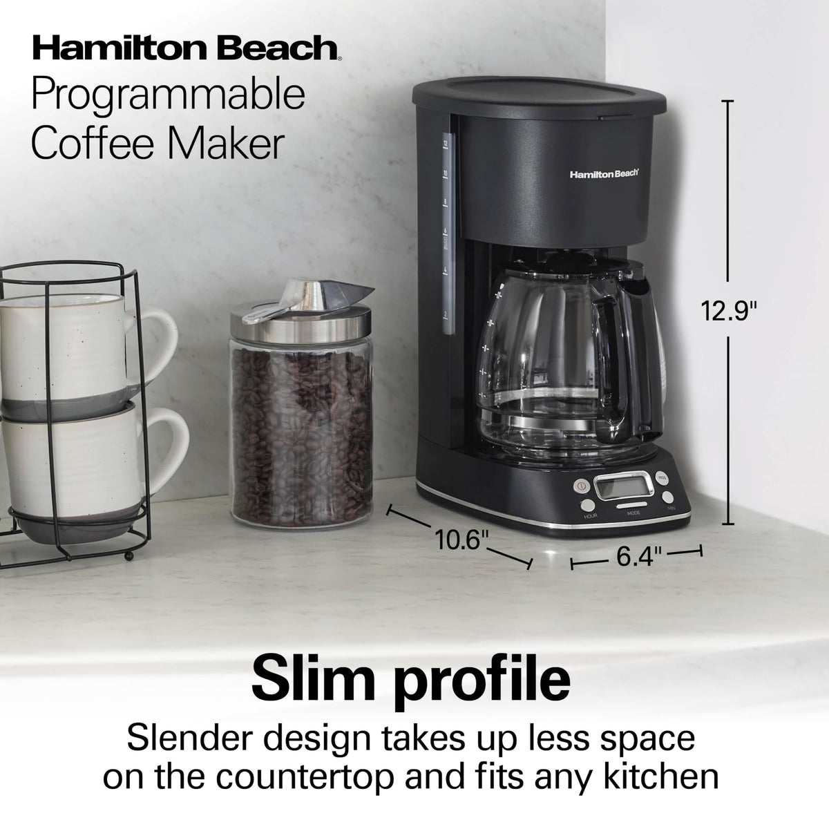 12 Cup Programmable Drip Coffee Maker U160